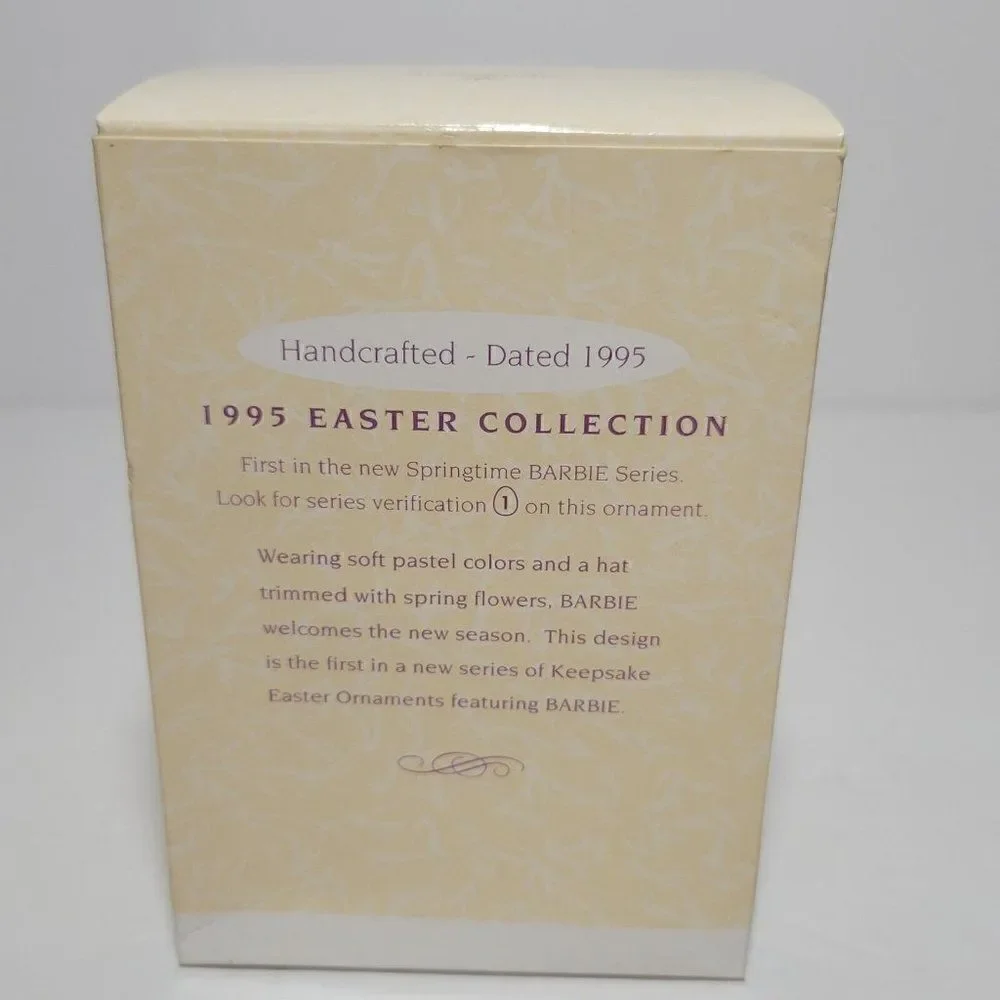 Hallmark Keepsake Ornament Springtime Barbie 1995 Easter Collection Christmas‎